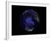 Earth Centered on the North Pole-Stocktrek Images-Framed Photographic Print