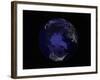 Earth Centered on the North Pole-Stocktrek Images-Framed Photographic Print