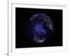 Earth Centered on the North Pole-Stocktrek Images-Framed Photographic Print