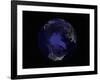 Earth Centered on the North Pole-Stocktrek Images-Framed Photographic Print