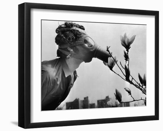 Earth Day, New York, New York, c.1970-null-Framed Photographic Print