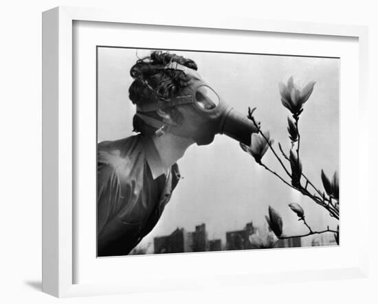 Earth Day, New York, New York, c.1970-null-Framed Photographic Print