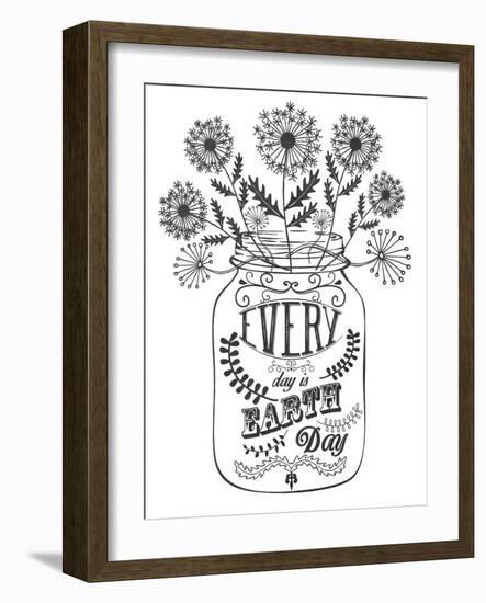 Earth Day-Erin Clark-Framed Giclee Print