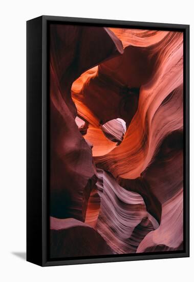 Earth Design, Antelope Canyon, Navajo Reservation, Arizona-Vincent James-Framed Stretched Canvas