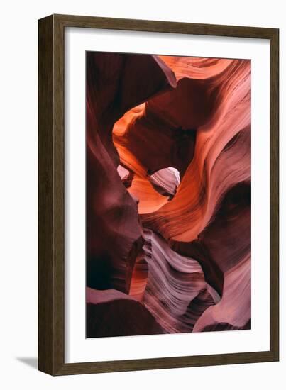 Earth Design, Antelope Canyon, Navajo Reservation, Arizona-Vincent James-Framed Photographic Print