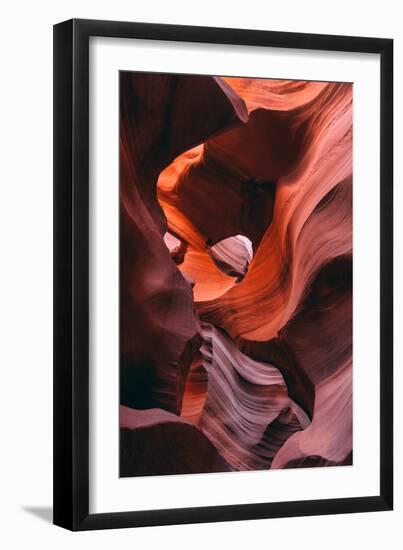 Earth Design, Antelope Canyon, Navajo Reservation, Arizona-Vincent James-Framed Photographic Print