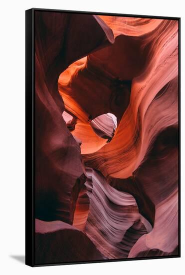 Earth Design, Antelope Canyon, Navajo Reservation, Arizona-Vincent James-Framed Stretched Canvas