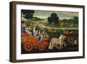 Earth, Detail of the Left Carriage with Nine Muses, C.1640-41-Claude Deruet-Framed Giclee Print