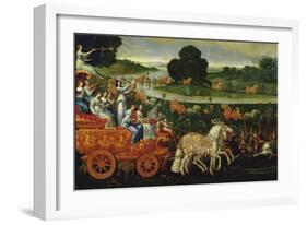 Earth, Detail of the Left Carriage with Nine Muses, C.1640-41-Claude Deruet-Framed Giclee Print