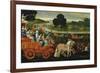 Earth, Detail of the Left Carriage with Nine Muses, C.1640-41-Claude Deruet-Framed Giclee Print