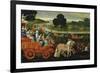 Earth, Detail of the Left Carriage with Nine Muses, C.1640-41-Claude Deruet-Framed Giclee Print