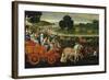 Earth, Detail of the Left Carriage with Nine Muses, C.1640-41-Claude Deruet-Framed Giclee Print