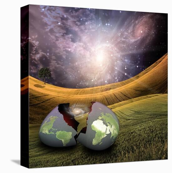 Earth Egg Is Hatched-rolffimages-Stretched Canvas