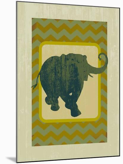 Earth Elephant-Ken Hurd-Mounted Giclee Print