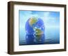 Earth Floating in Water-Kulka-Framed Giclee Print