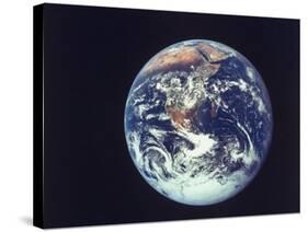 Earth from Aboard Apollo 17 Spacecraft-null-Stretched Canvas