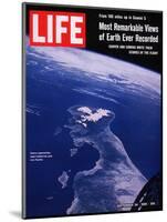 Earth from Gemini V Spaceship, September 24, 1965-null-Mounted Photographic Print