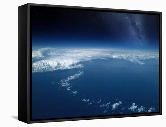 Earth From High-altitude Aircraft-Detlev Van Ravenswaay-Framed Stretched Canvas