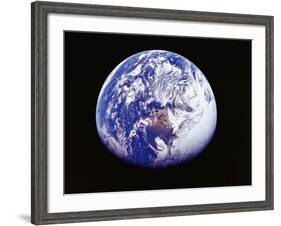 Earth from Space, Photographed by Spacecraft Apollo 16, April 16 1972-null-Framed Photographic Print