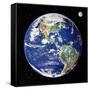 Earth From Space, Satellite Image-null-Framed Stretched Canvas