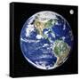 Earth From Space, Satellite Image-null-Framed Stretched Canvas