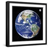 Earth From Space, Satellite Image-null-Framed Premium Photographic Print