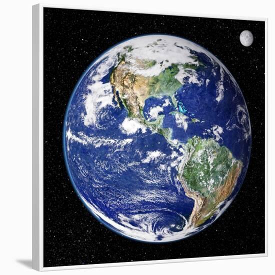 Earth From Space, Satellite Image-null-Framed Photographic Print