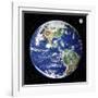 Earth From Space, Satellite Image-null-Framed Giclee Print