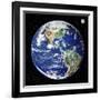 Earth From Space, Satellite Image-null-Framed Giclee Print