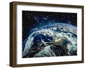 Earth from Space-Stocktrek-Framed Photographic Print