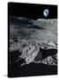 Earth From the Moon, Artwork-Detlev Van Ravenswaay-Stretched Canvas