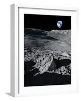 Earth From the Moon, Artwork-Detlev Van Ravenswaay-Framed Photographic Print