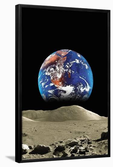 Earth From The Moon-null-Framed Poster