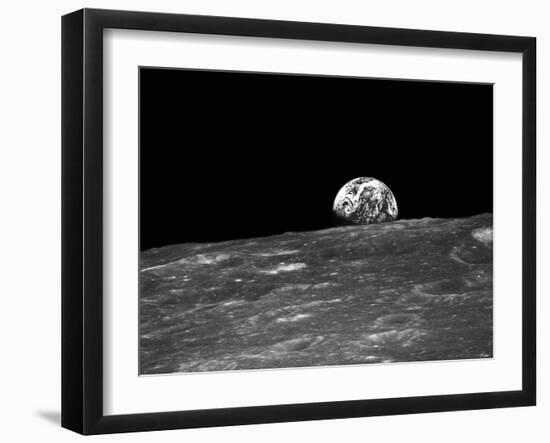 Earth From the Moon-null-Framed Photographic Print