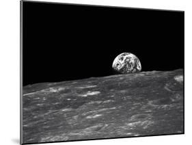 Earth From the Moon-null-Mounted Photographic Print