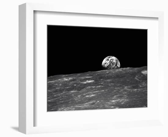 Earth From the Moon-null-Framed Photographic Print