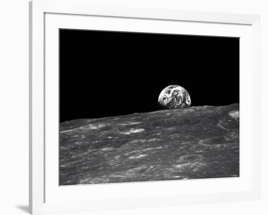 Earth From the Moon-null-Framed Photographic Print