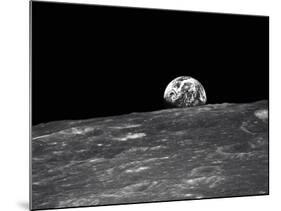 Earth From the Moon-null-Mounted Photographic Print