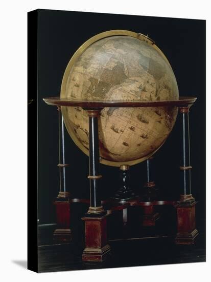 Earth Globe, 1635-Joan Blaeu-Stretched Canvas