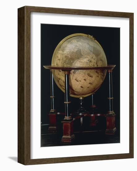 Earth Globe, 1635-Joan Blaeu-Framed Giclee Print