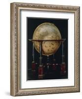 Earth Globe, 1635-Joan Blaeu-Framed Giclee Print