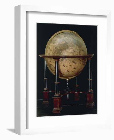 Earth Globe, 1635-Joan Blaeu-Framed Giclee Print