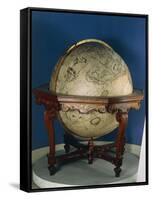 Earth Globe, 1688-Vincenzo Coronelli-Framed Stretched Canvas