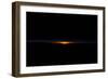 Earth horizon view over South Pacific Ocean-null-Framed Photographic Print