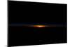 Earth horizon view over South Pacific Ocean-null-Mounted Photographic Print