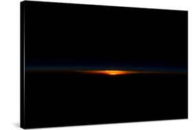 Earth horizon view over South Pacific Ocean-null-Stretched Canvas