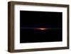 Earth horizon view over South Pacific Ocean-null-Framed Photographic Print