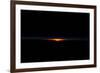 Earth horizon view over South Pacific Ocean-null-Framed Photographic Print