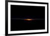 Earth horizon view over South Pacific Ocean-null-Framed Photographic Print