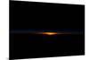 Earth horizon view over South Pacific Ocean-null-Mounted Photographic Print